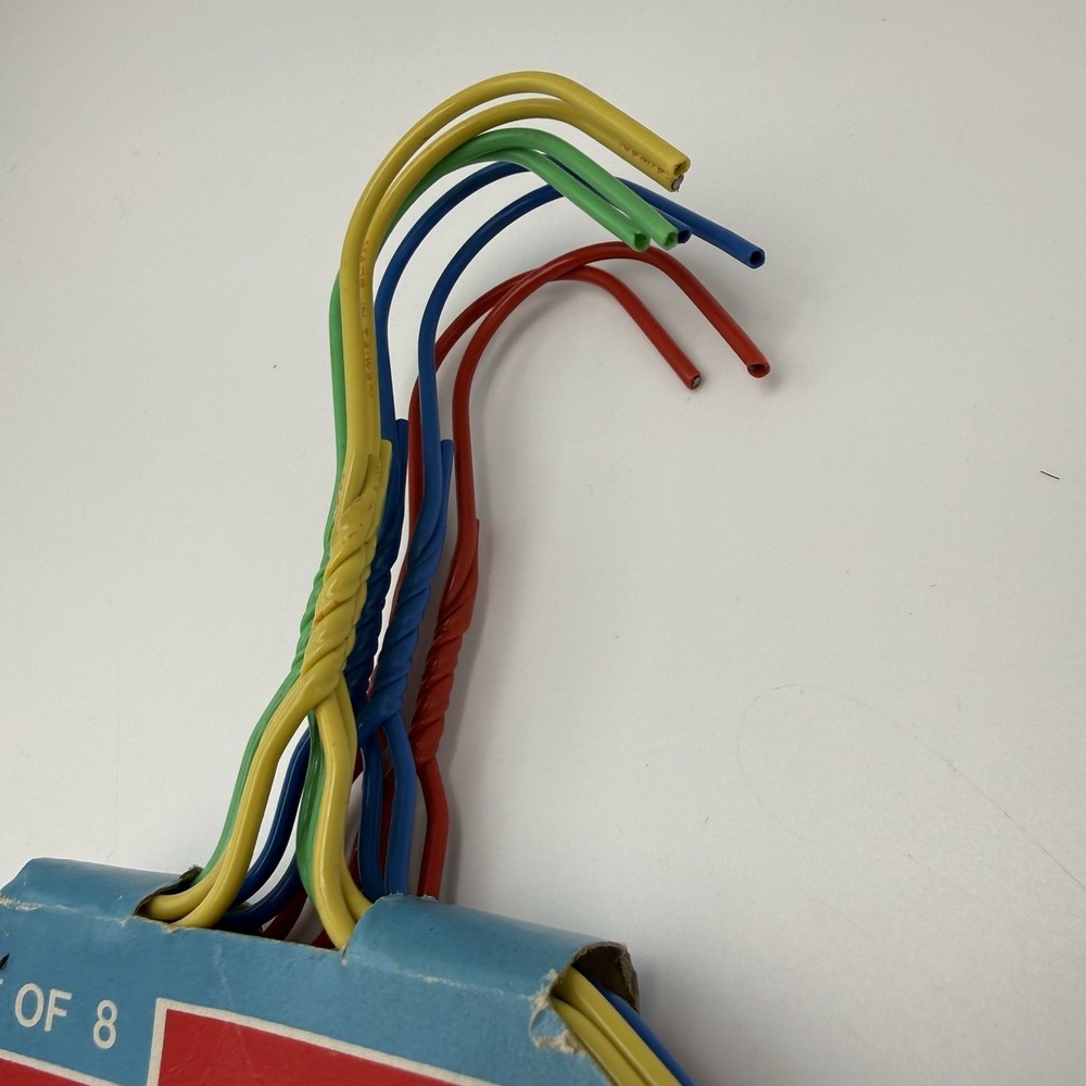Vtg Drip Dry Hangers Metal PVC Coated 8 pack NOS Red Green Blue Standard MCM - Picture 3 of 8